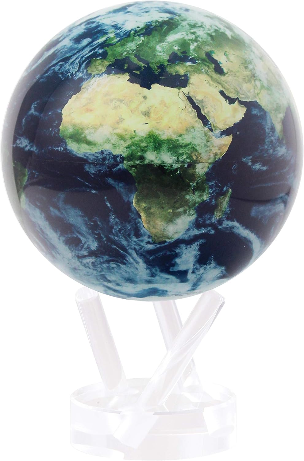 Mova 4.5 In. Self-Rotating Globe Earth With Clouds, Light Powered