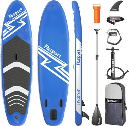 Premium Stand Up Paddle Board Yoga Board With Sup Accessories And Carry Bag