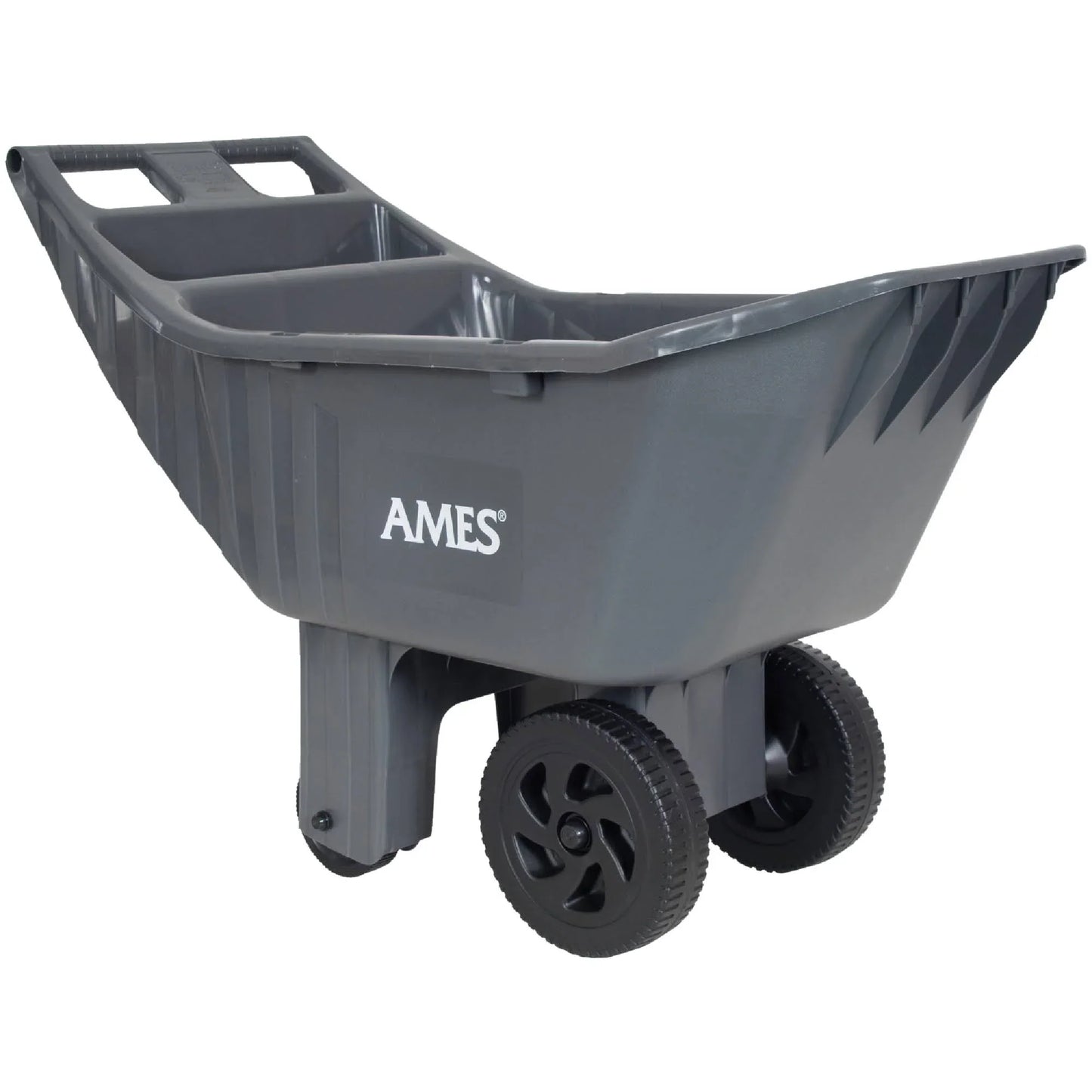 Ames 2463875 Easy Roller 4 Cu. Ft. Poly Yard Cart