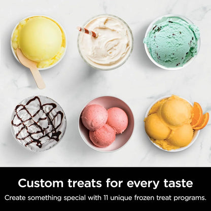 Ninja NC301 CREAMi Ice Cream Maker, For Gelato, Mix-Ins, Milkshakes, Sorbet, Smoothie Bowls And More, 7 One-Touch Programs, With