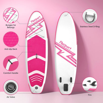 Premium Stand Up Paddle Board Yoga Board With Sup Accessories And Carry Bag