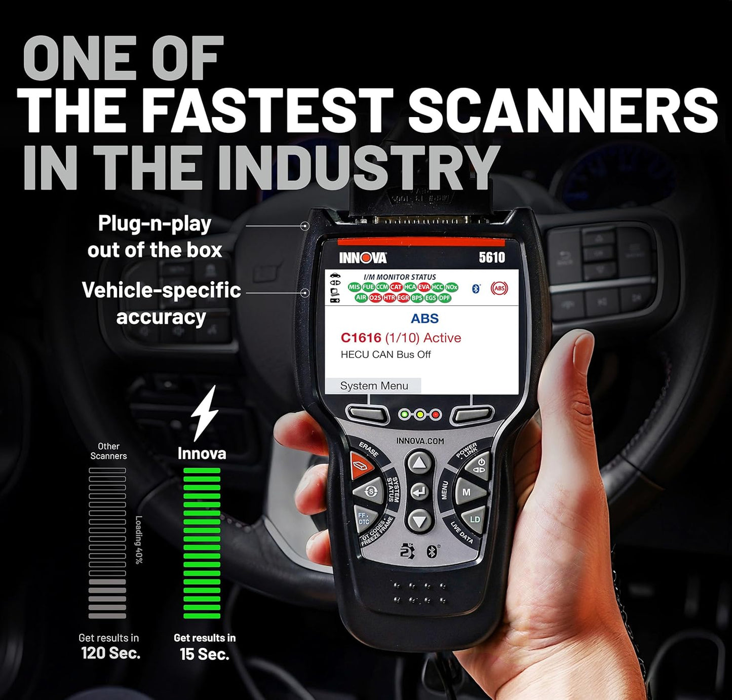 Innova 5610 OBD2 Bidirectional Scan Tool With Updates And Support