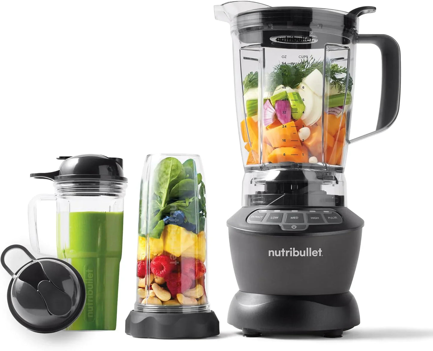 Nutribullet Full-Size Blender Combo 1200W NBF50500- Dark Gray