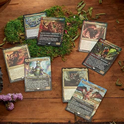 Magic, The Gathering Bloomburrow Commander Deck Bundle, Includes All 4 Decks, Animated Army Family Matters Peace Offering And Squirreled Away