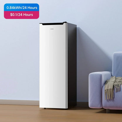 Bangson Upright Freezer 7.0 Cu. Ft. Stand Up Freezer Convertible Upright Freezer/Refrigerator
