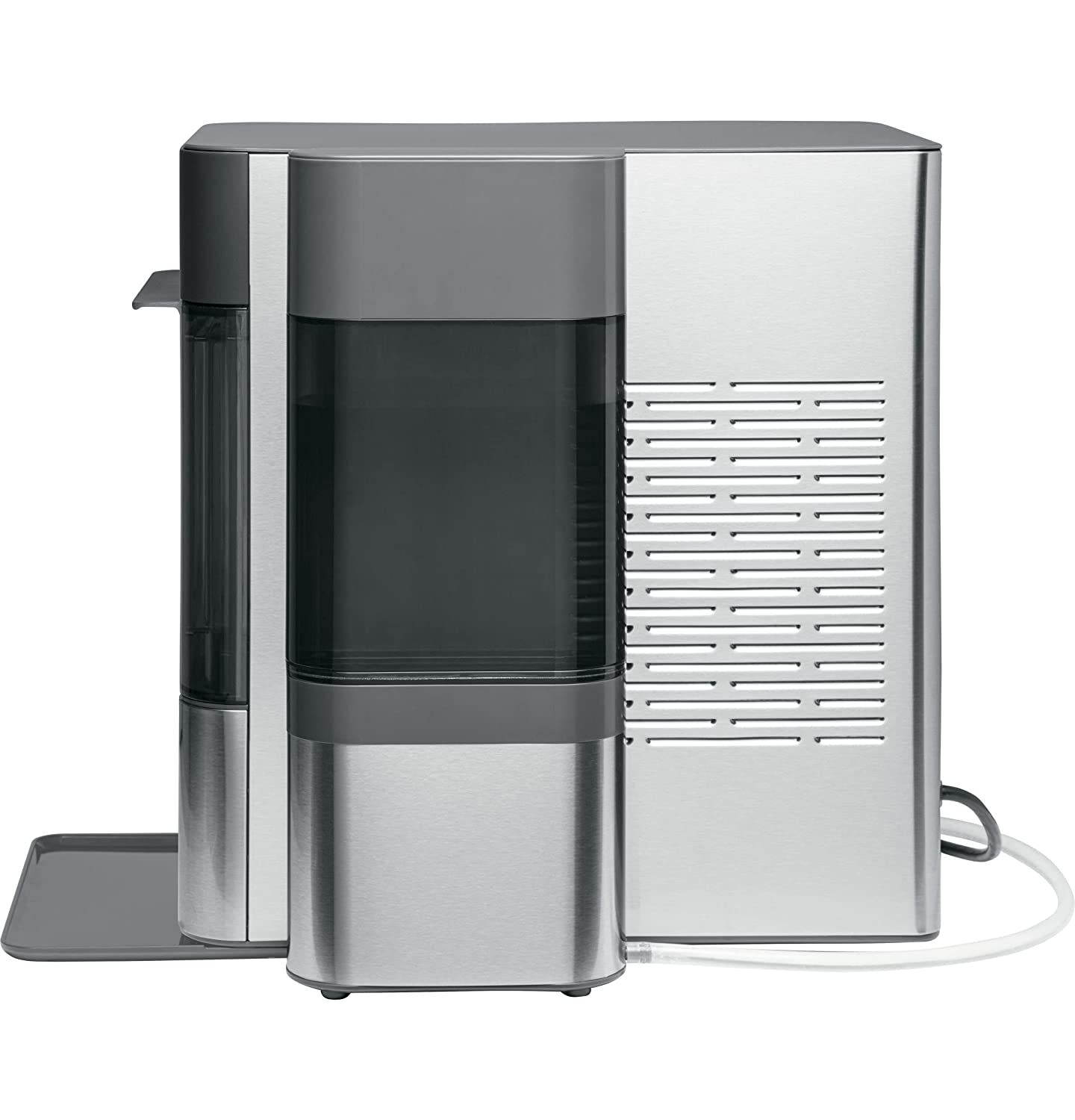 GE Profile Opal 2.0, Countertop Nugget Ice Maker, Ice Machine With WiFi Connectivity, Smart Home Kitchen Essentials, Black Stainless
