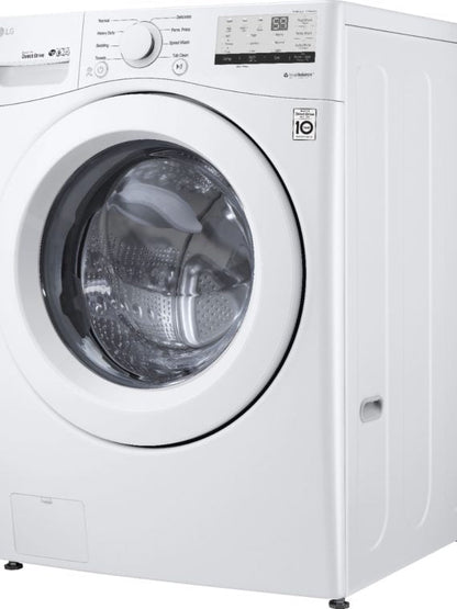 4.5 Cu. Ft. High Efficiency Stackable Front-Load Washer With 6Motion Technology, White