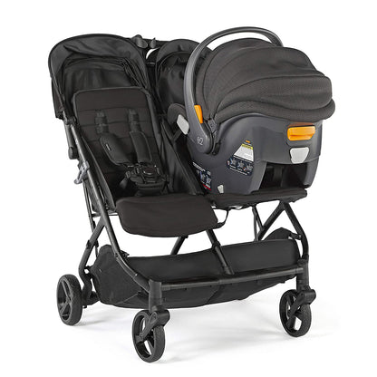 3Dpac Cs Plus Double Stroller Black C Car Seat Compatible Baby Stroller C Lightweight Stroller With Convenient One-Hand Fold