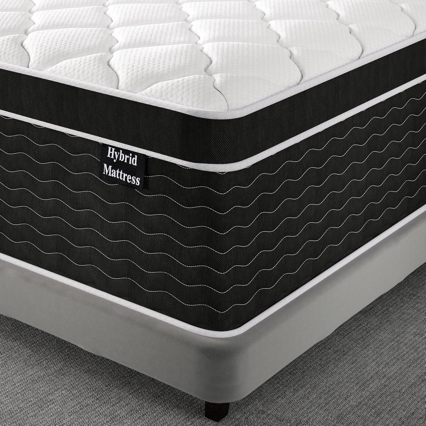 Full Size Mattress, 10 In. Full Size Mattress In A Box, Medium Plush Hybrid Mattress