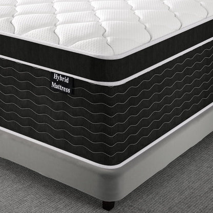 Full Size Mattress, 10 In. Full Size Mattress In A Box, Medium Plush Hybrid Mattress