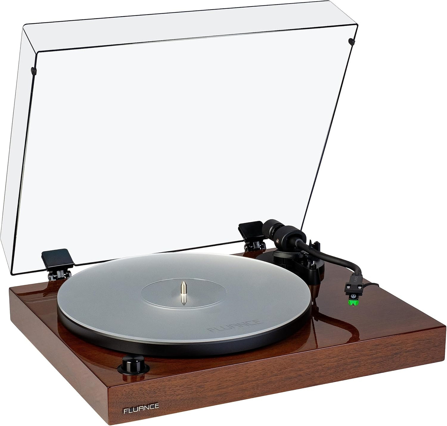 Fluance RT81 Plus Vinyl Turntable, VM95E Cartridge, Walnut