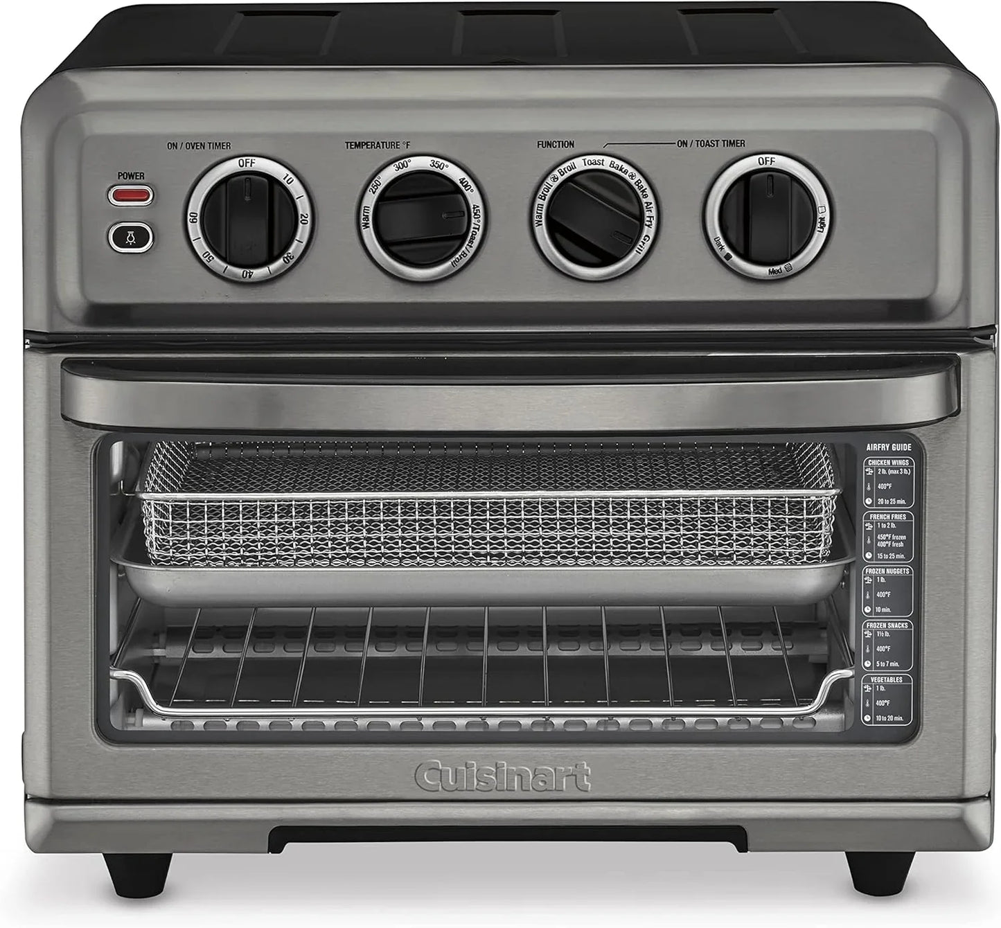 Cuisinart Air Fryer Toaster Oven, 1800W, 8-in-1 With Air Fry, Convection, Broil And Warm