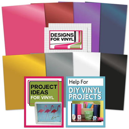 Cricut Explore Air 2 Machine Bundle Beginner Guide, Tool Kit, Vinyl Pack, Designs And Project Inspiration