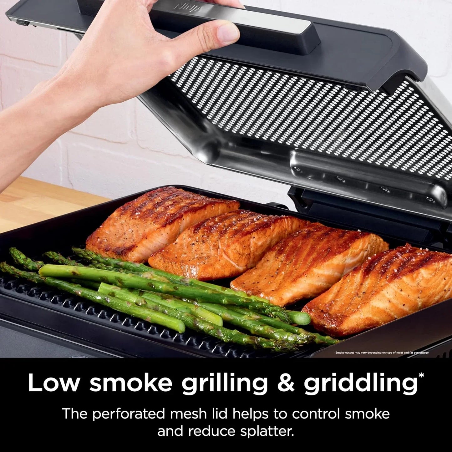 Ninja Griddle And Indoor Grill, 14锟 Electric Grill, For Steak, Burgers, Salmon, Veggies, And More, Pancake Griddle, Nonstick, Dishwasher Safe