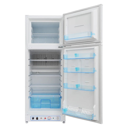 Smad 9.4 Cu. Ft. 64 In. H Propane Refrigerator AC 110V Freezer Large Capacity Frigde Camper Motorhome
