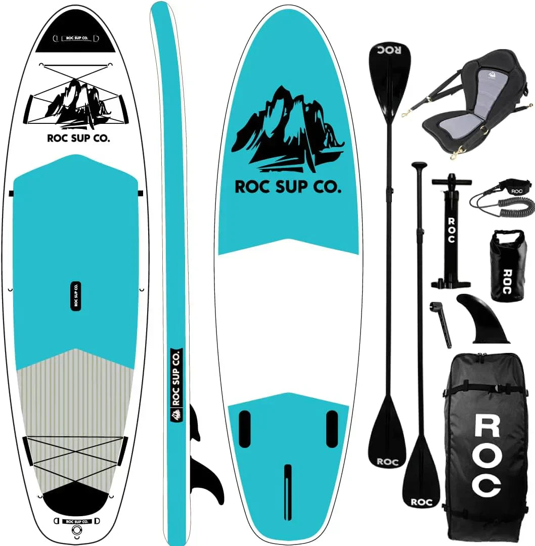 Roc Inflatable Stand-Up Paddle Board Sup Paddle Board Accessories Anti-Slip Comfortable Deck
