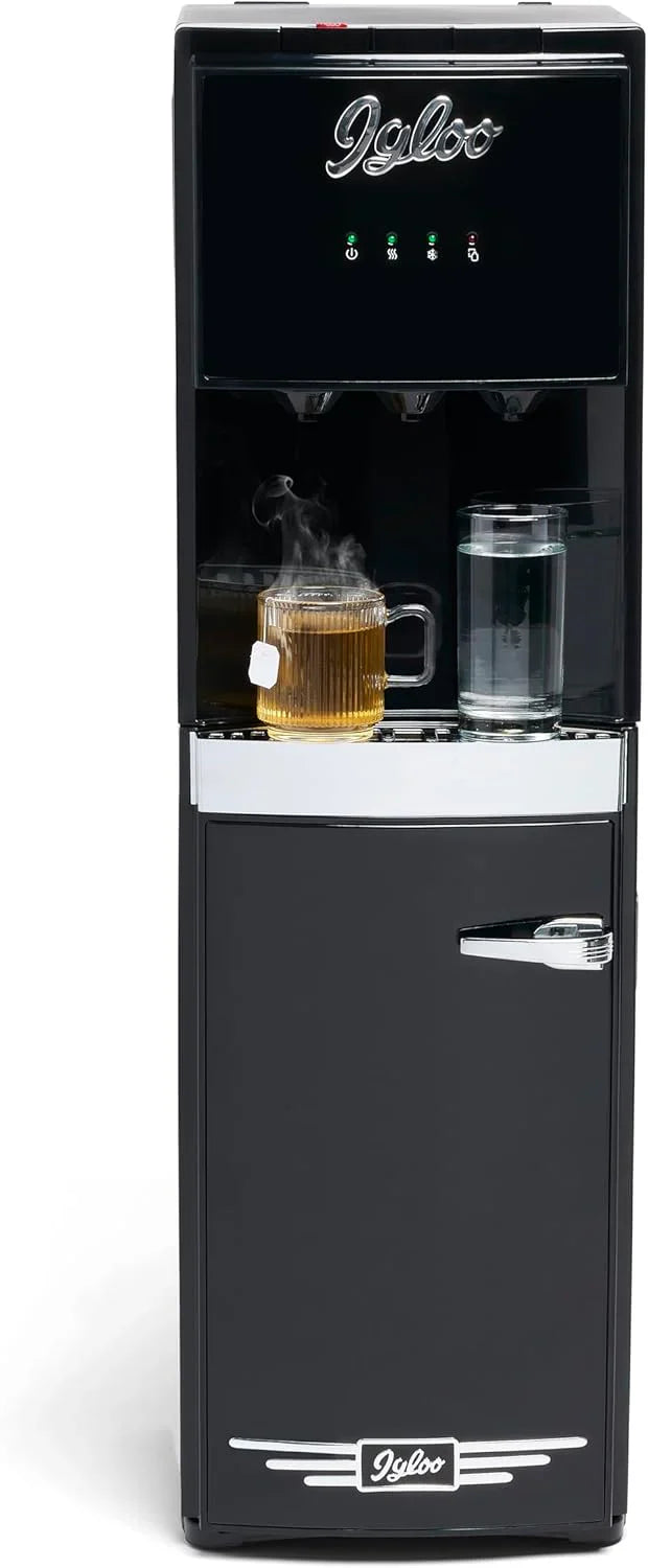 Igloo Bottom Loading Water Cooler Hot Cold Room Temperature Dispenser Stainless Steel
