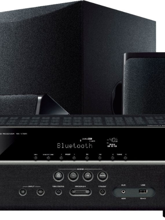 Yamaha, 5.1-Channel 4K Home Theater Speaker System With Powered Subwoofer And Bluetooth Streaming, Black