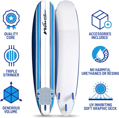 Wavestorm 8 Ft. Classic Longboard