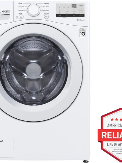 4.5 Cu. Ft. High Efficiency Stackable Front-Load Washer With 6Motion Technology, White