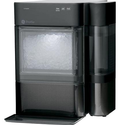 GE Profile Opal 2.0, Countertop Nugget Ice Maker, Ice Machine With WiFi Connectivity, Smart Home Kitchen Essentials, Black Stainless