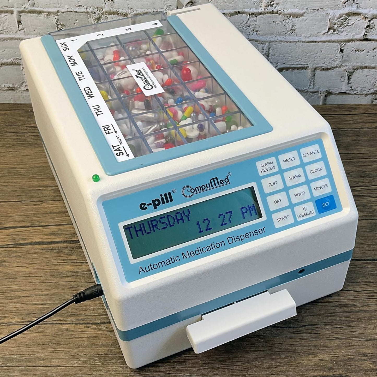 CompuMed- Tamper Resistant Automatic Pill Dispenser- AC Powered
