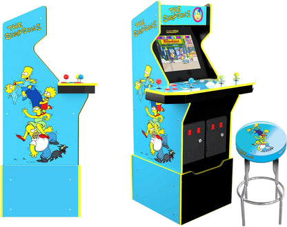 Arcade1Up, The Simpsons 30th Edition Arcade With Stool And Tin, Multi