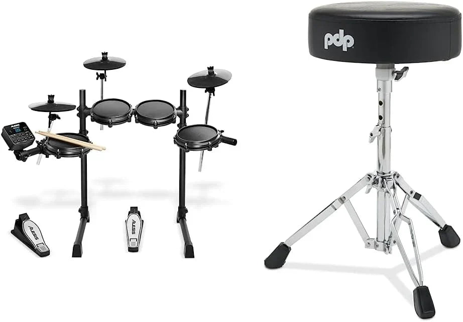 Alesis Turbo Mesh Kit- Electric Drum Set With Over 100 Sounds Mesh Drum Pad