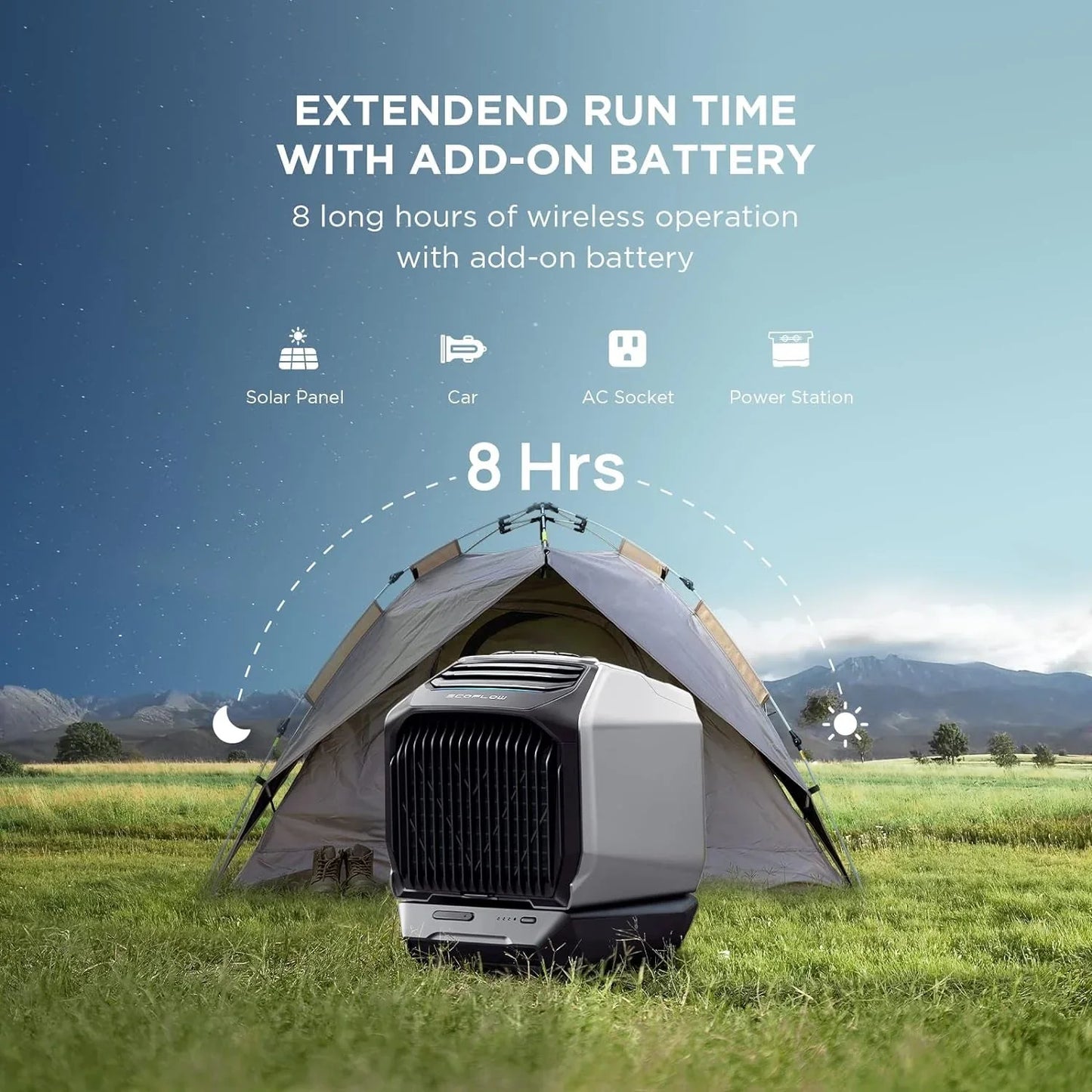 Ecoflow Wave 2 1800W Portable Outdoor AC With Heater, 6K BTU, SAK84173