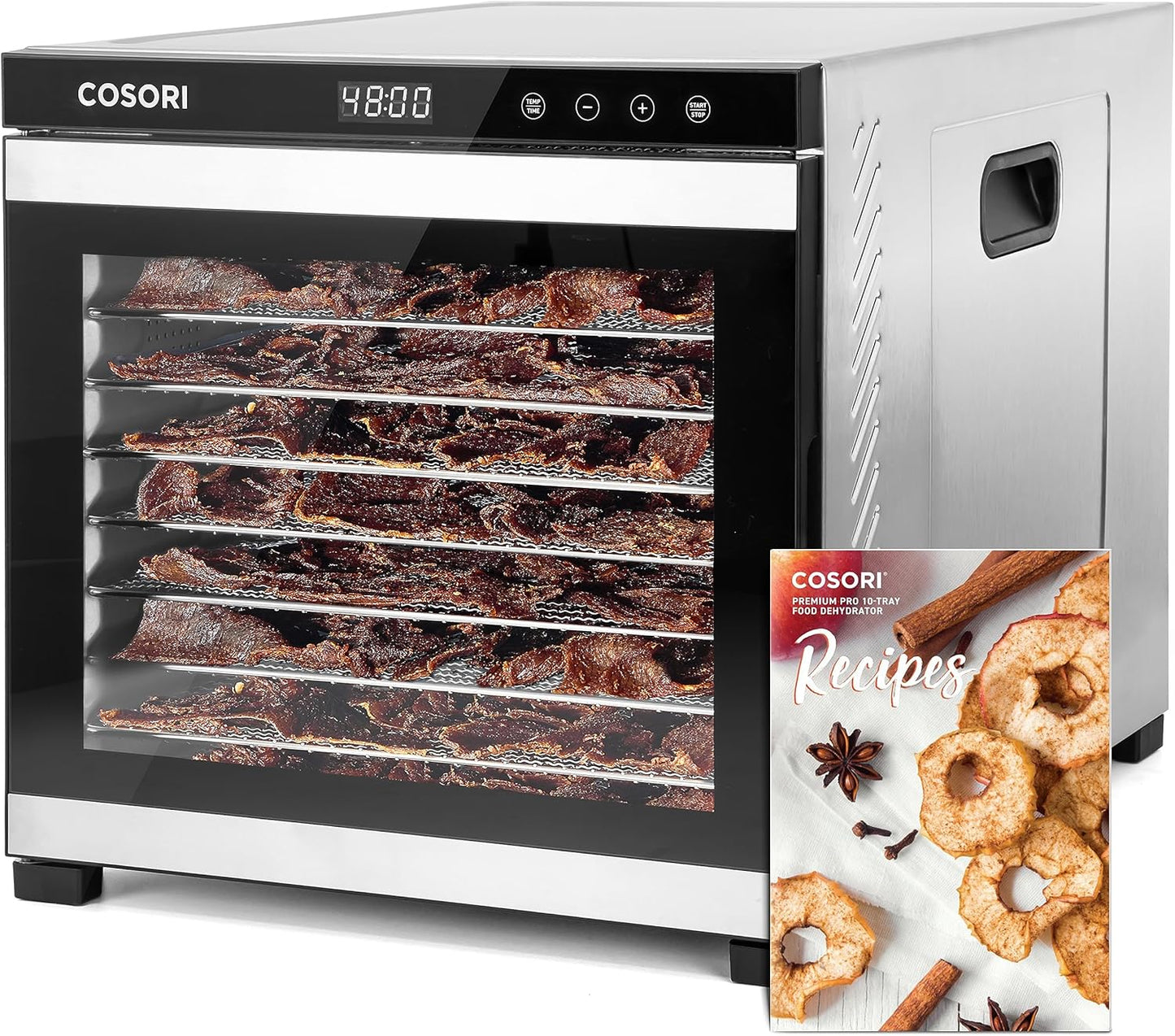 Cosori Food Dehydrator Bigger Than 7 Trays With Large 6.5 In. Drying Space 600W Power
