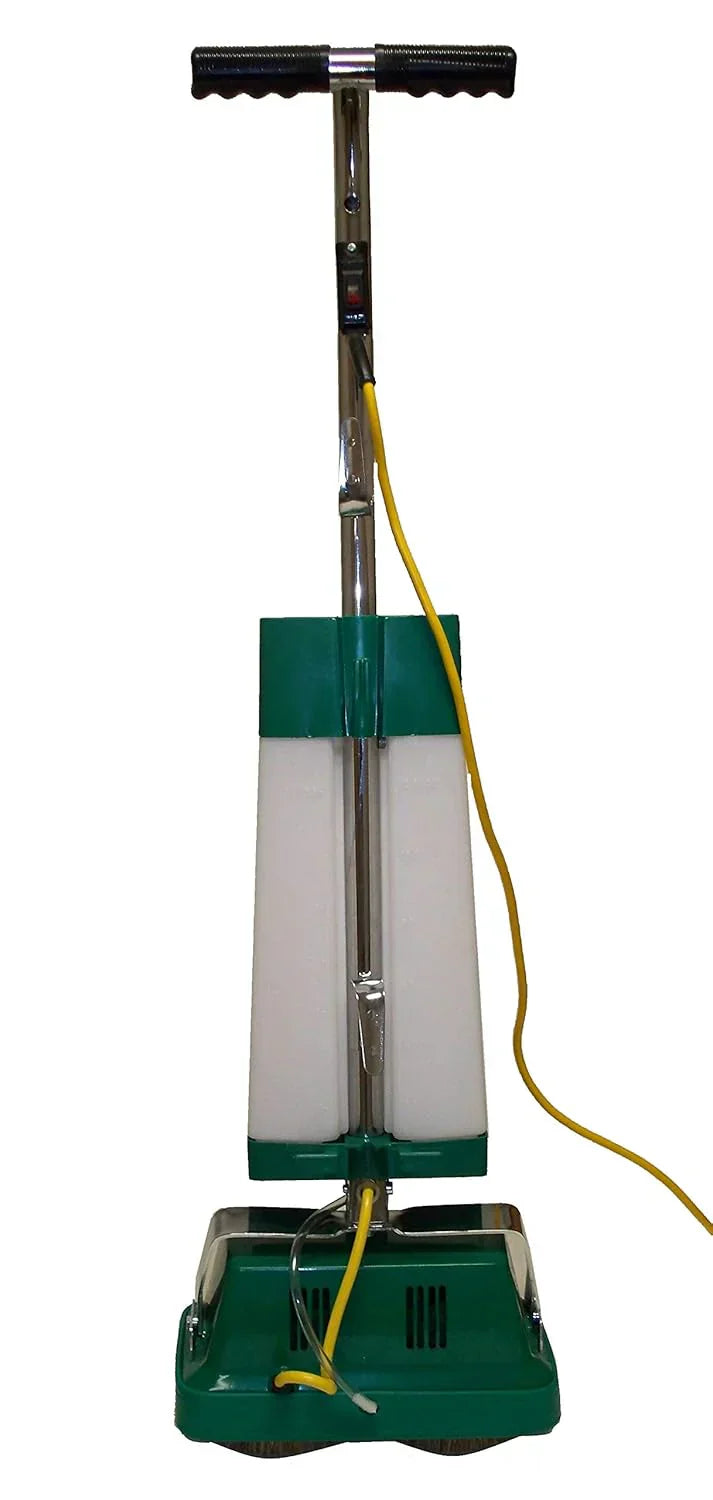 BGFS5000 Portable Floor Scrubber And Polisher, 12 In. Cleaning Path, 4.2 Amp Motor, White/Green
