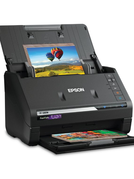 FastFoto FF-680W Wireless High-Speed Photo Scanning System, Black