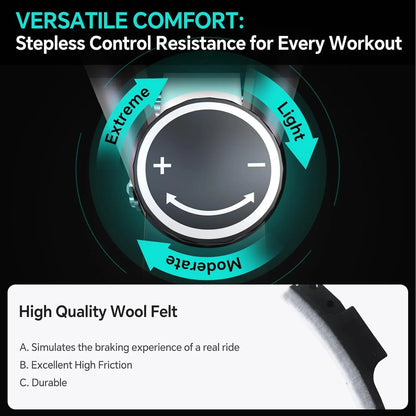 Foldable Exercise Bike Stationary Bikes For Home, 5-in-1 Indoor Workout Bike, Cycling Bike With 16-Level Quiet Magnetic Resistance