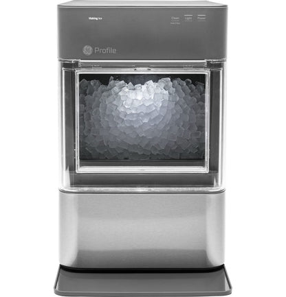 GE Profile Opal 2.0, Countertop Nugget Ice Maker, Ice Machine With WiFi Connectivity, Smart Home Kitchen Essentials, Black Stainless