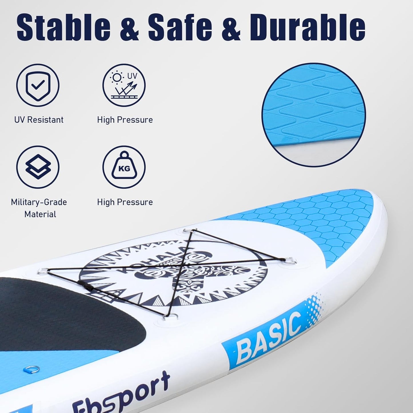 Premium Stand Up Paddle Board Yoga Board With Sup Accessories And Carry Bag