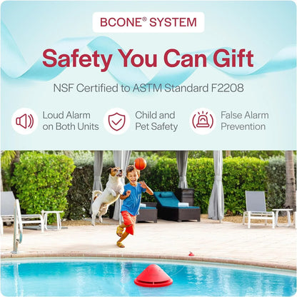 System Pool Alarms, Loud Pool Safety Alarms On Home And Pool Equipment, Astm F2208-certified Floating Pool Alarms, Connect To Alexa