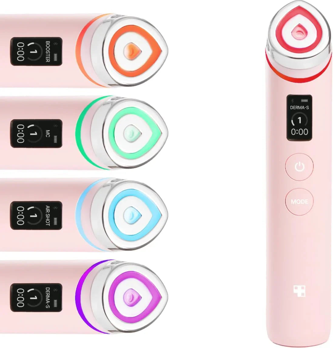 Medicube Booster Pro, 6-in-1 Real Glass Glow Beauty Massager, For Clear, Radiant