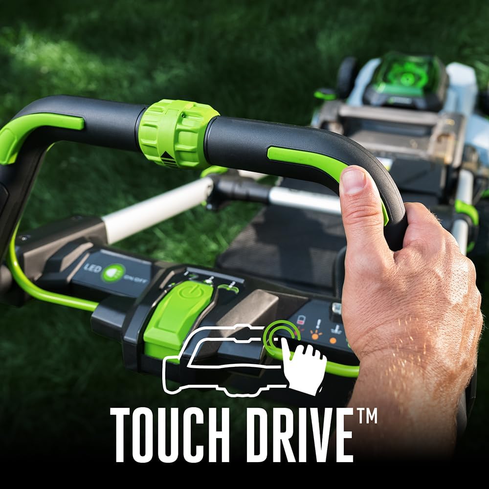Ego Power Plus LM2102SP-A 21-Inch 56-Volt Lithium-Ion Self-Propelled Cordless Lawn Mower, 2 4.0Ah Battery And Rapid Charger Included