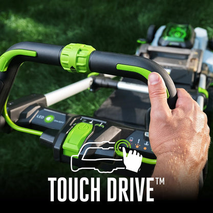 Ego Power Plus LM2102SP-A 21-Inch 56-Volt Lithium-Ion Self-Propelled Cordless Lawn Mower, 2 4.0Ah Battery And Rapid Charger Included