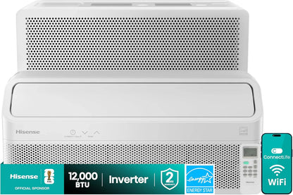 Hisense 14,000 BTU Smart Window Air Conditioner, 3 Modes, Cooling, Fan, Dehumidifier