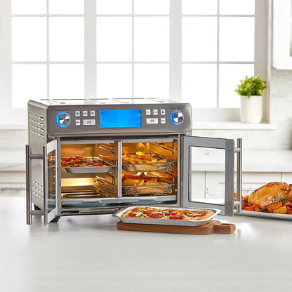 Emeril Lagasse Dual Zone 360 Air Fryer Oven Combo With French Door 25 Qt. Extra Large