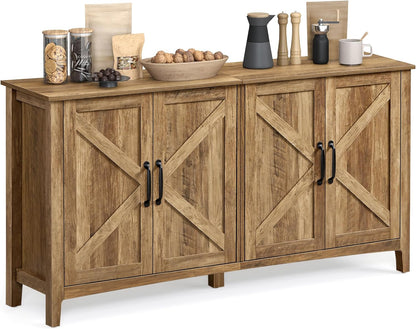 Vasagle Liry Collection- Storage Cabinet, Buffet Cabinet, Sideboard, Credenza