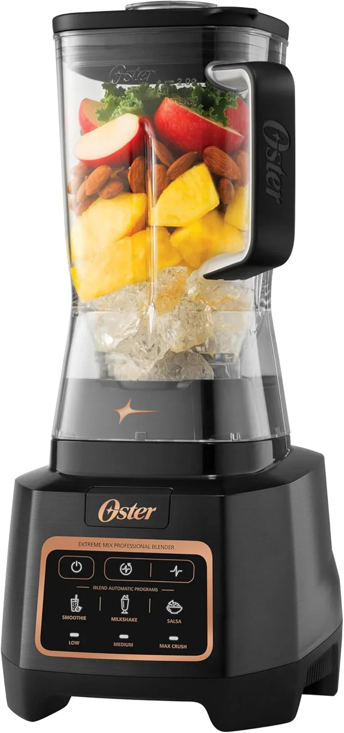 Oster Extreme Mix Blender, 1500-Watt High-Speed Countertop Blender With 64oz Jar And Auto Programs, For Smoothies, Milkshakes, Salsa