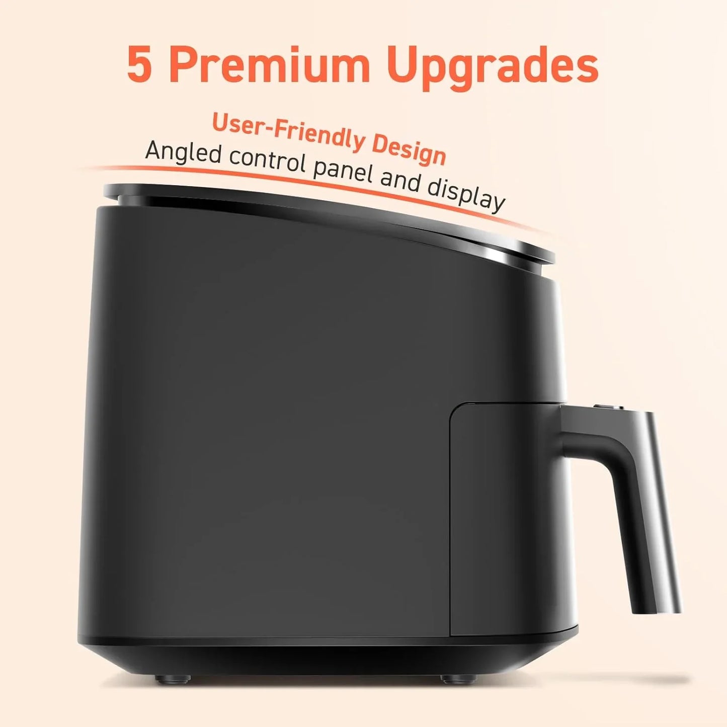 Cosori Air Fryer 9-in-1 Compact And Large 6-Qt. Fast Turbo Modes Precise Heat For Even Results
