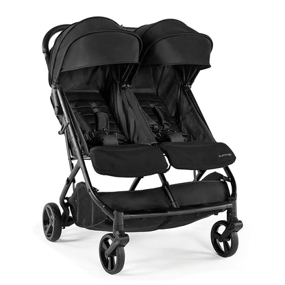 3Dpac Cs Plus Double Stroller Black C Car Seat Compatible Baby Stroller C Lightweight Stroller With Convenient One-Hand Fold