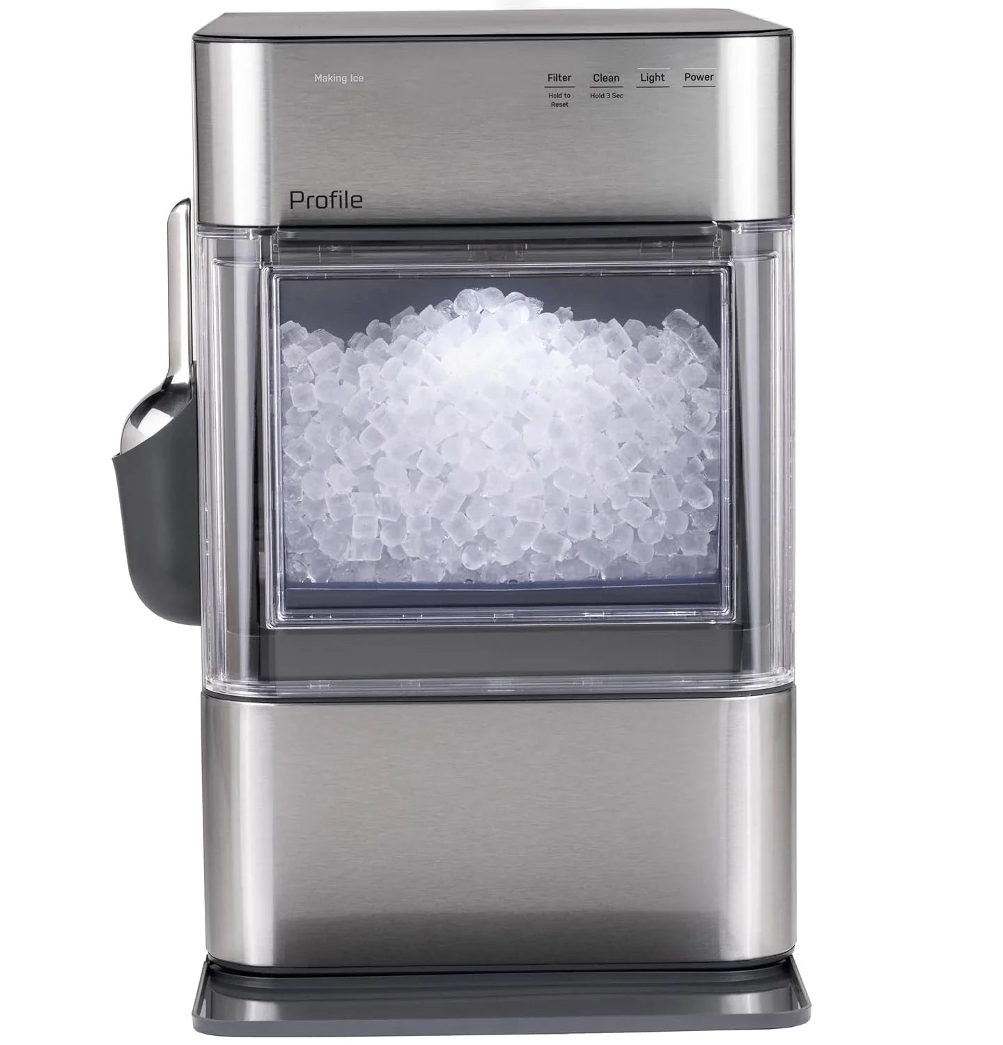 GE Profile Opal 2.0 Ultra Nugget Ice Maker With Scale Inhibiting Filter, Scoop Included, 38 Lbs In 24 Hours