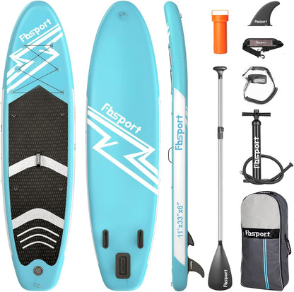 Premium Stand Up Paddle Board Yoga Board With Sup Accessories And Carry Bag