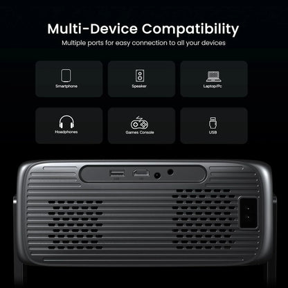 2000 Ansi Official Licensed Google TV Outdoor Projector 4K Decoding, Smart Projector