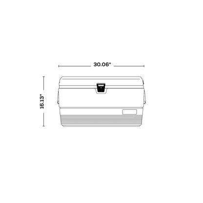 Ultra Hard Cooler, 72qt White, Your Ultimate Marine Companion