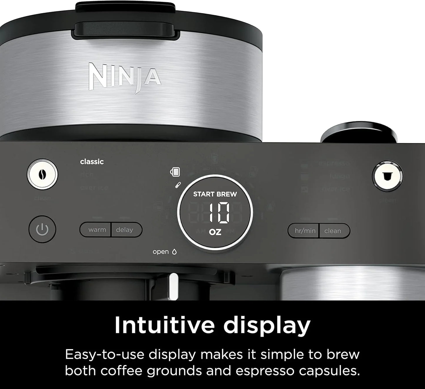 Ninja Espresso And Coffee Maker And Barista System, 3 Espresso Brew Styles